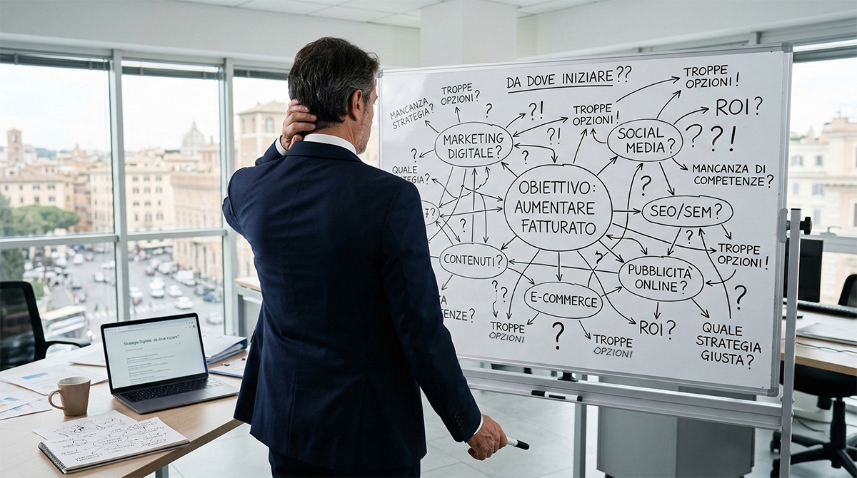 business owner looking for a digital strategy for their company