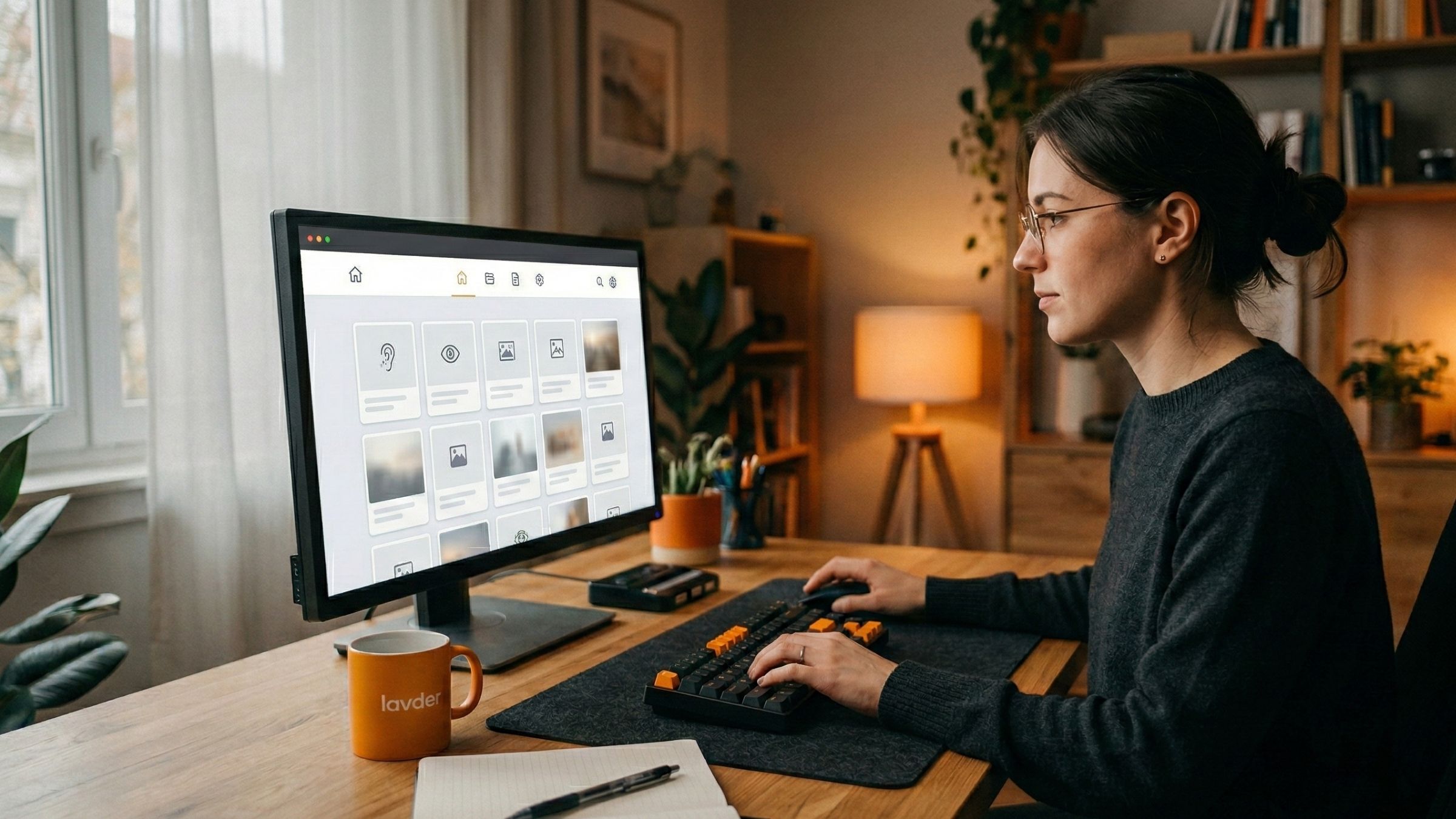 woman looking up how much it costs to make a website accessible