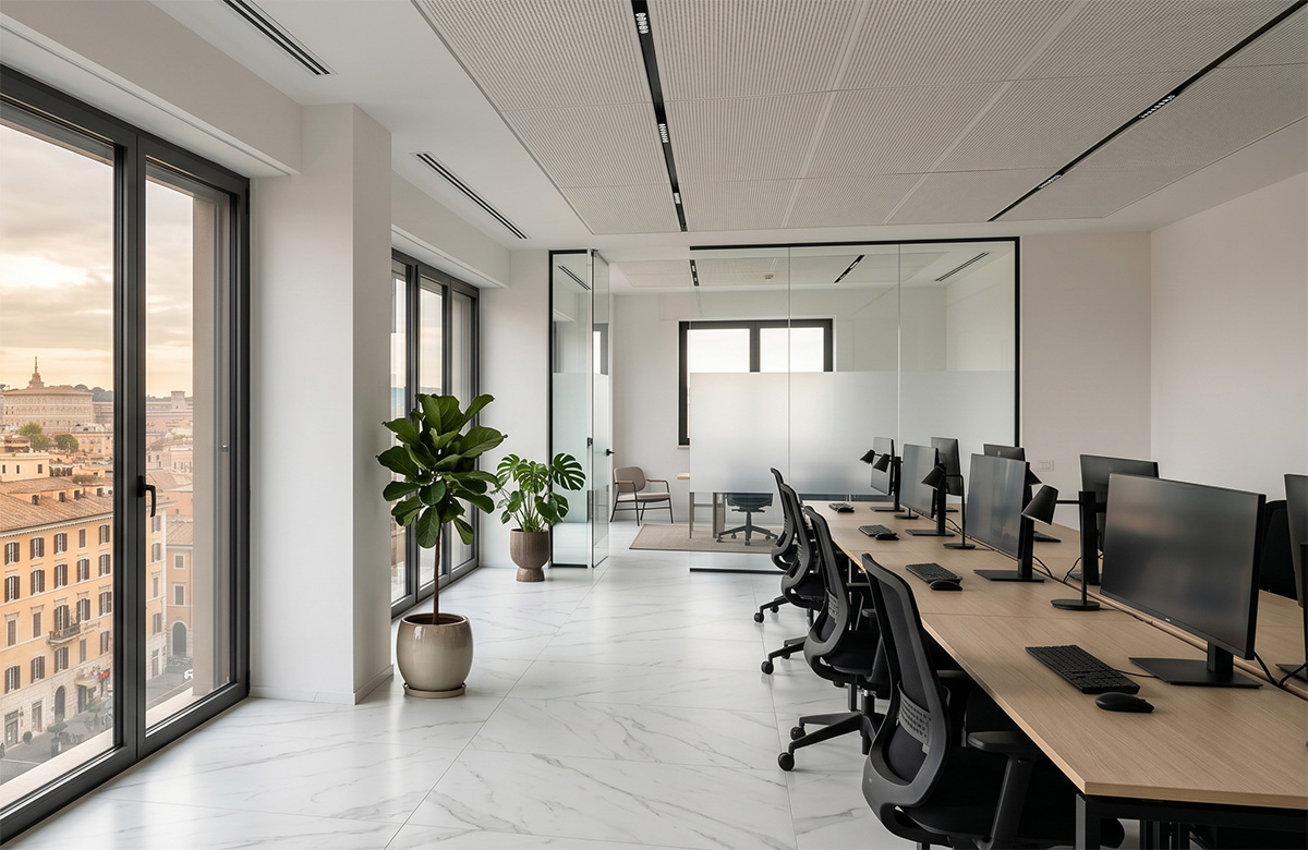 LAVDER office in Rome's EUR district, at Via Groenlandia 27